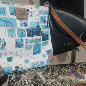 Dooney & Bourke Blue and White Crossbody Bag